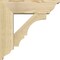 Ekena Millwork Balboa Traditional Rough Sawn Bracket w/ Offset Brace, Douglas Fir, 6"W x 18"D x 18"H BKT0604X18X18BOA01RDF - alternate 3